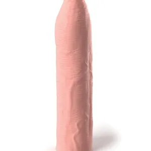 Fantasy Uncut 7 Inch Silicone Penis Extension - Vanilla