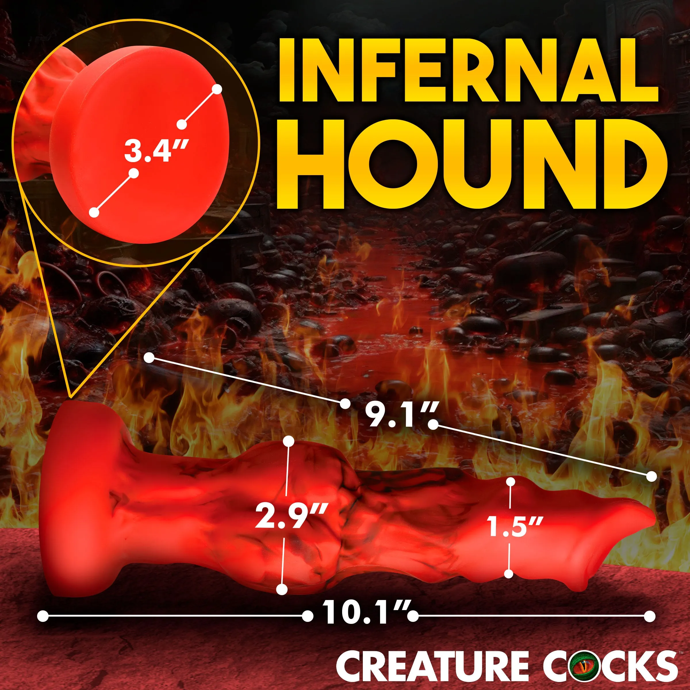 Fire Hound Dildo