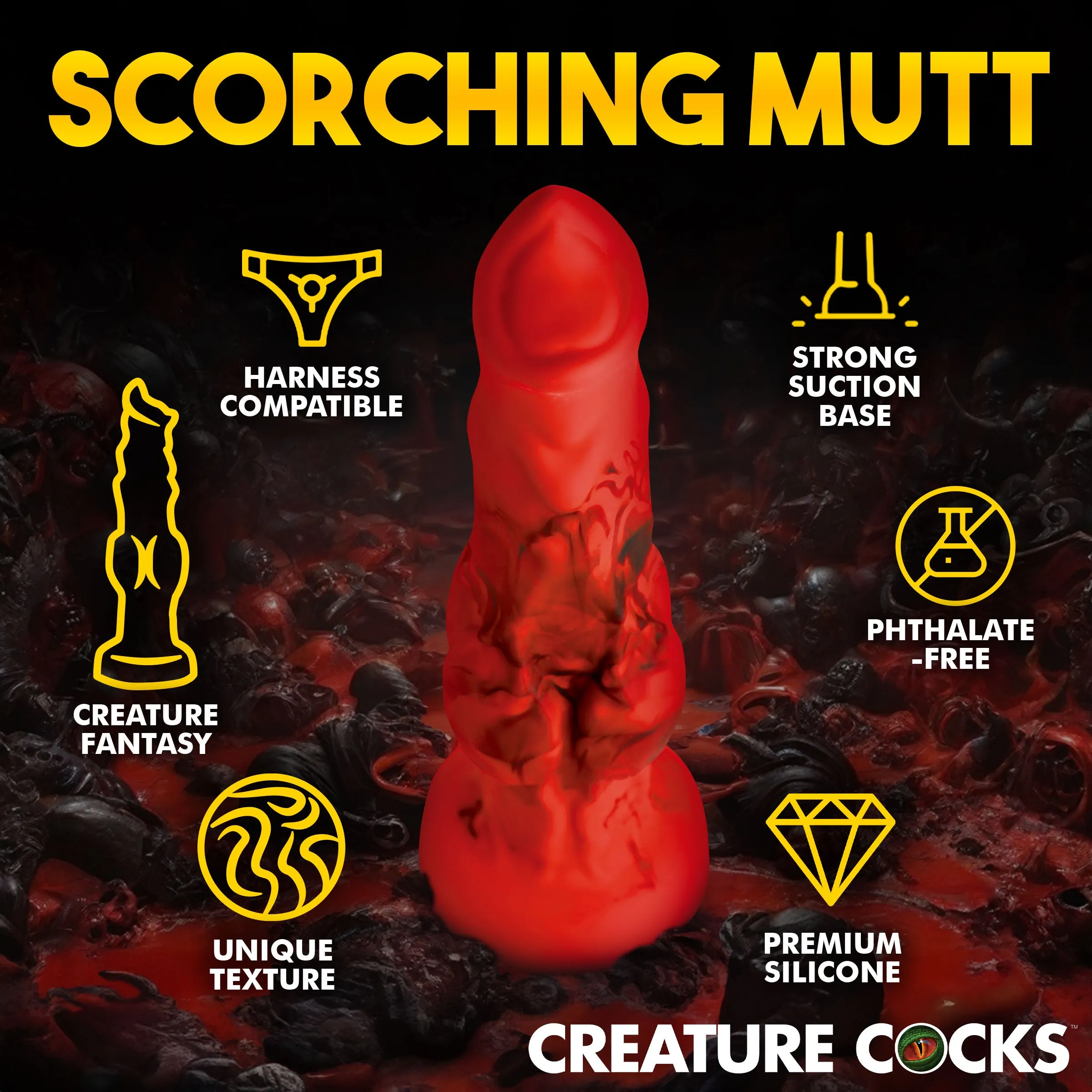 Fire Hound Dildo