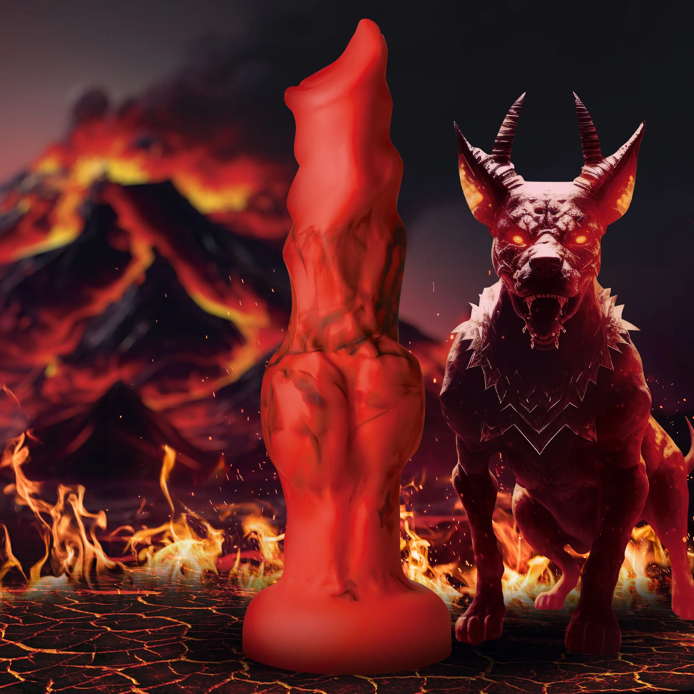 Fire Hound Dildo