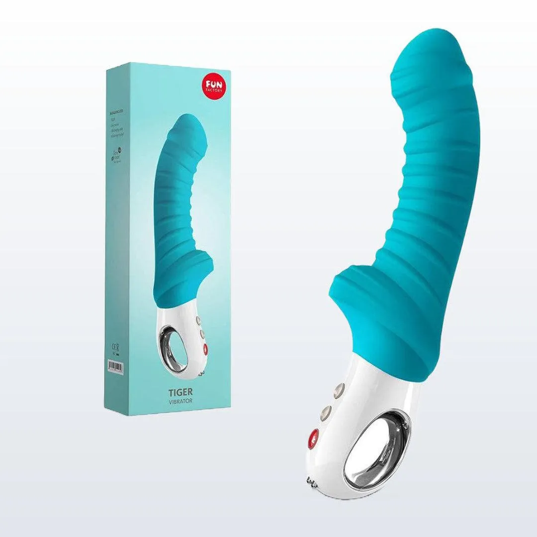 Fun Factory Tiger G-Spot Strong Vibrator - Petrol Blue