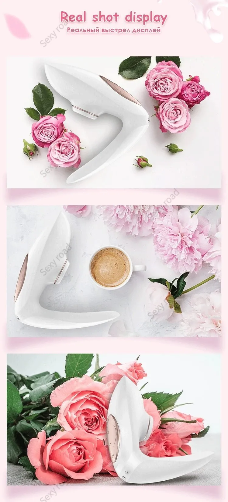 GER Satisfyer Pro4 Couples Sucking Vibrators G Spot Silicone Vibration Dildo