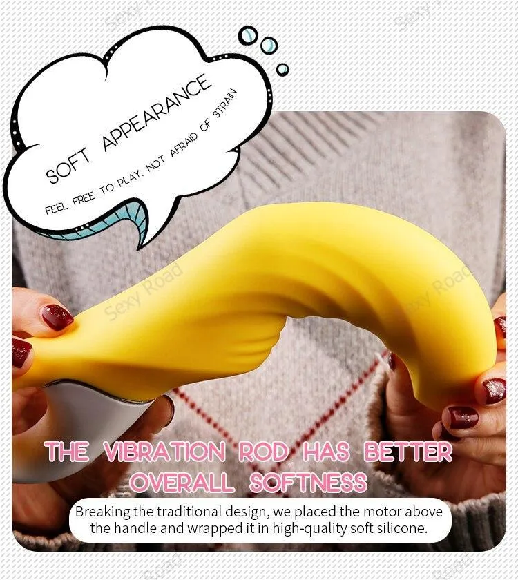 Germany Satisfyer Vibes Yummy Sunshine Silicone Waterproof USB Charging Dildo