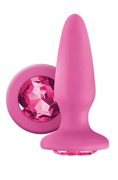 Glams Silicone Butt Plug in Pink
