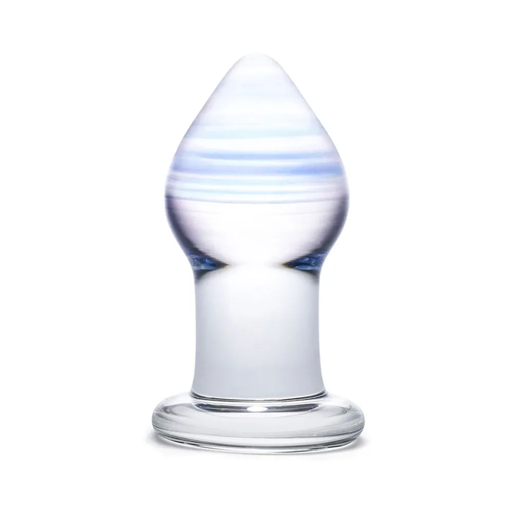 Glas Amethyst Rain 3.25 in. Butt Plug