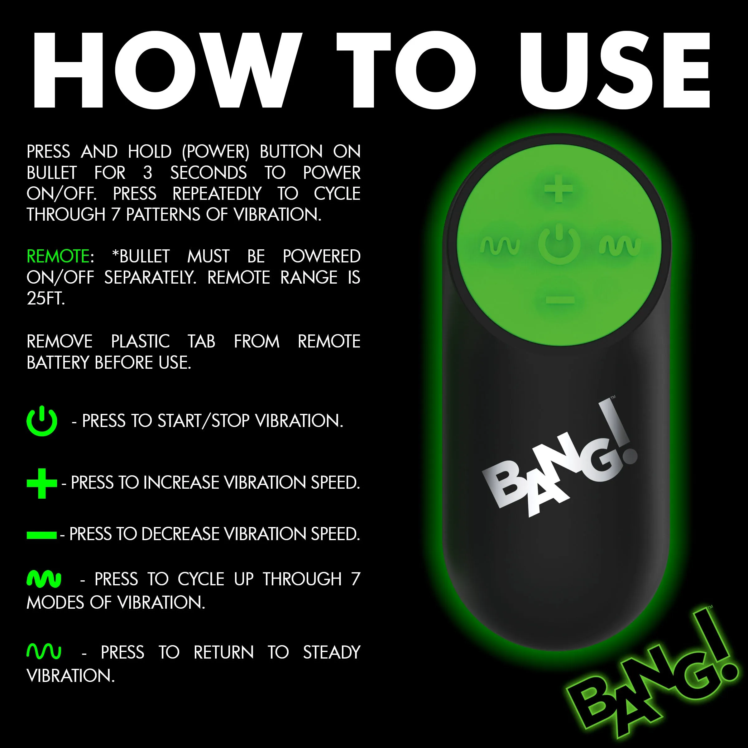 Glow-in-the-dark Bullet