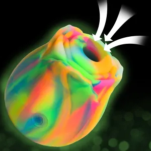 Glow-in-the-dark Rose Clit Stimulator