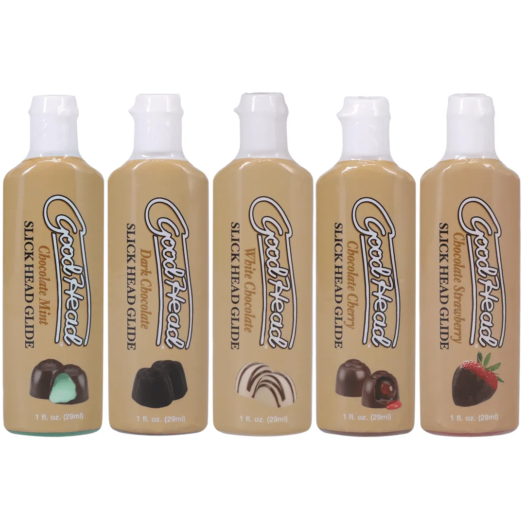 GoodHead Slick Head Assorted Chocolate Flavored Glide 5 pk