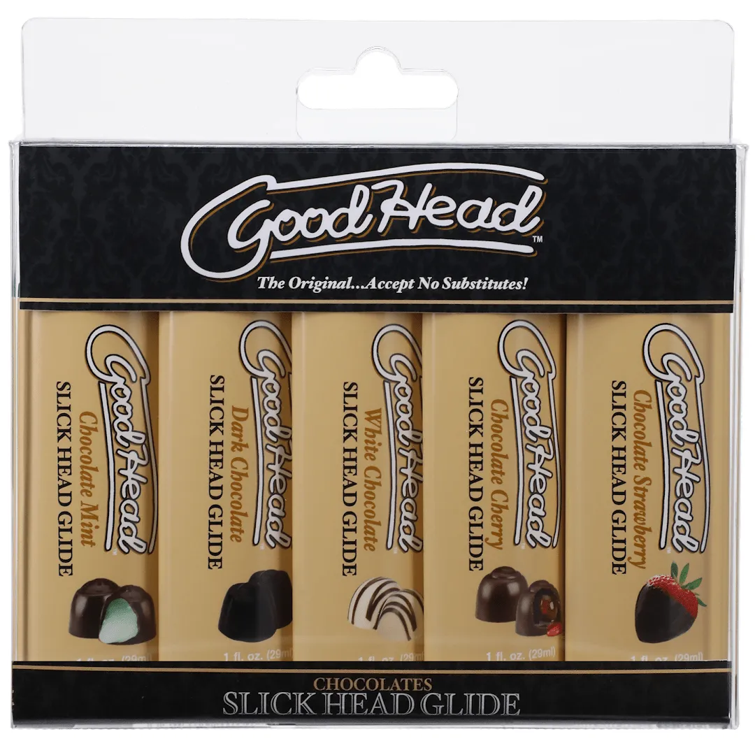 GoodHead Slick Head Assorted Chocolate Flavored Glide 5 pk