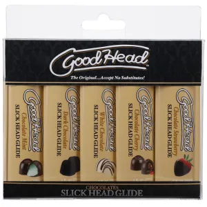 GoodHead Slick Head Assorted Chocolate Flavored Glide 5 pk