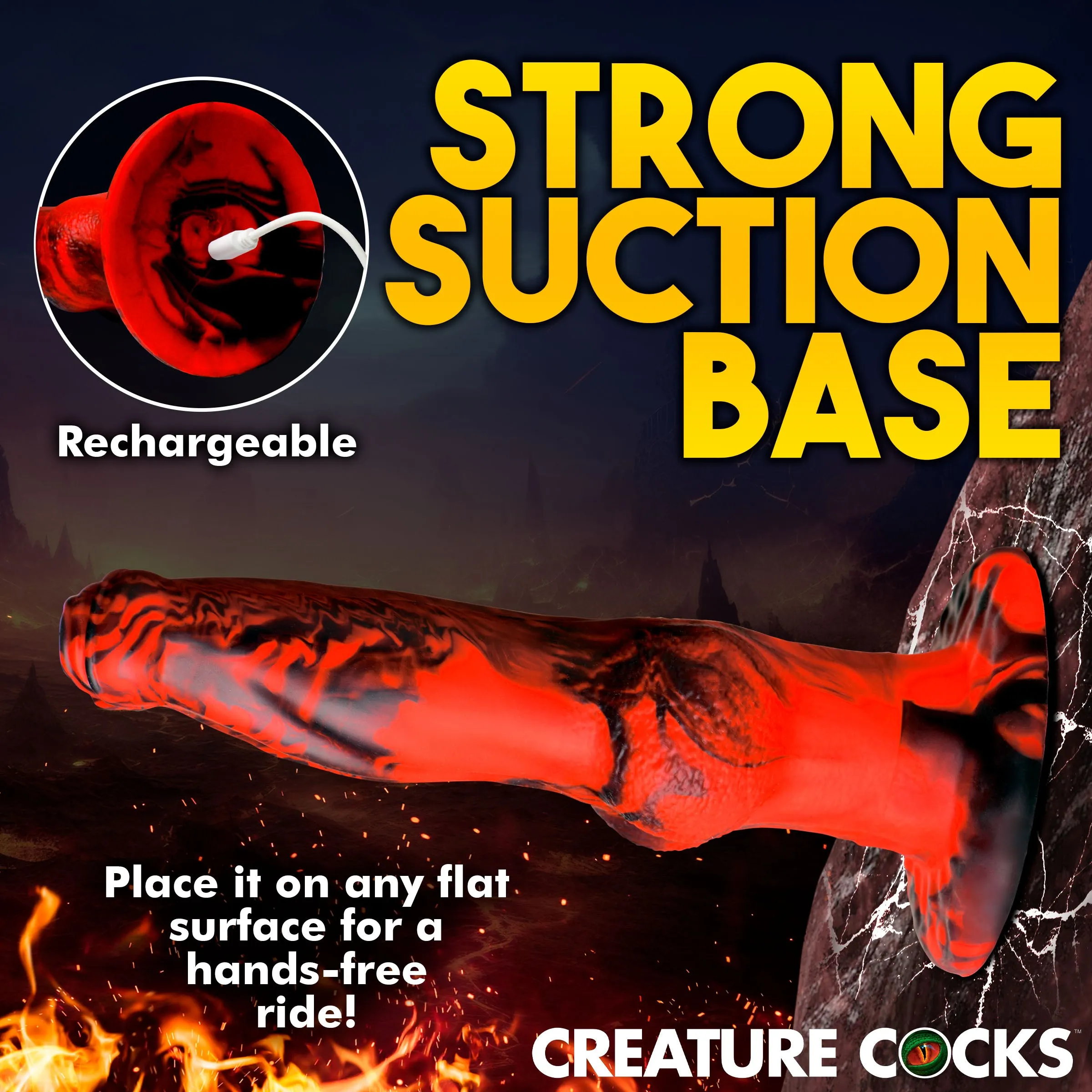Hell Wolf Thrusting And Vibrating Dildo