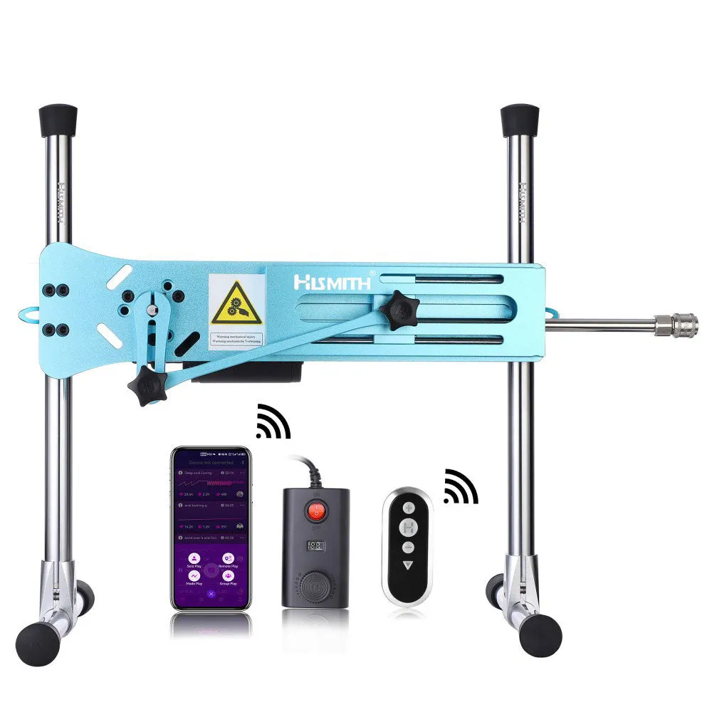 Hismith Sex Machine with APP/Wireless Remote/Speed Dial Control. 100-Watt Motor. KlicLok System