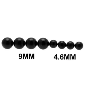 House of Eros 2 Black Magnetic Nipple Bondage Balls