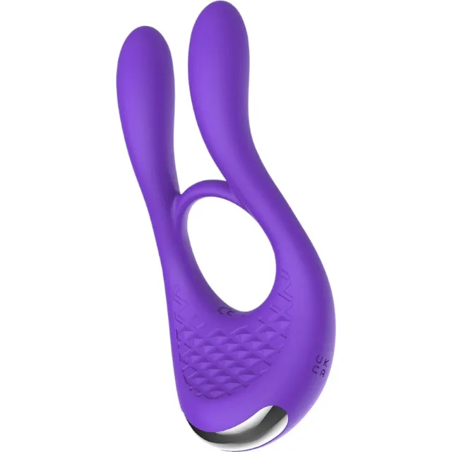 Inel vibrator pentru penis TOYJOY Joy Ride to Paradise. control prin telecomandă. 4 funcții de pulsații. 3 funcții de vibrație. mov