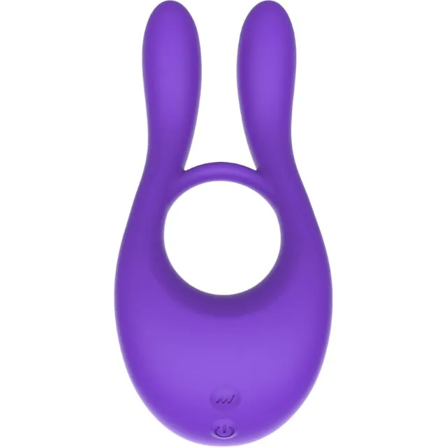 Inel vibrator pentru penis TOYJOY Joy Ride to Paradise. control prin telecomandă. 4 funcții de pulsații. 3 funcții de vibrație. mov