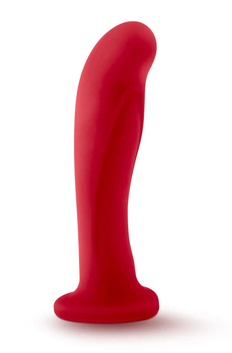 Jezebel Slim Silicone Dildo in Red
