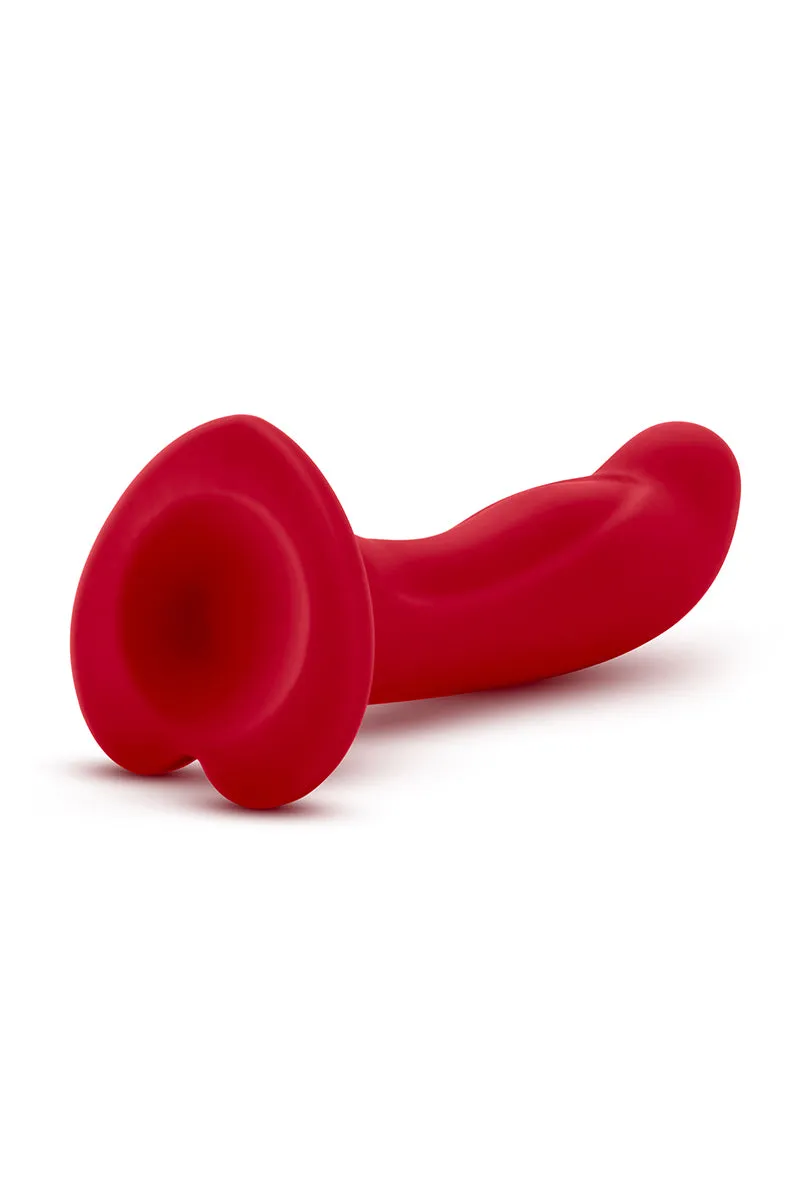 Jezebel Slim Silicone Dildo in Red
