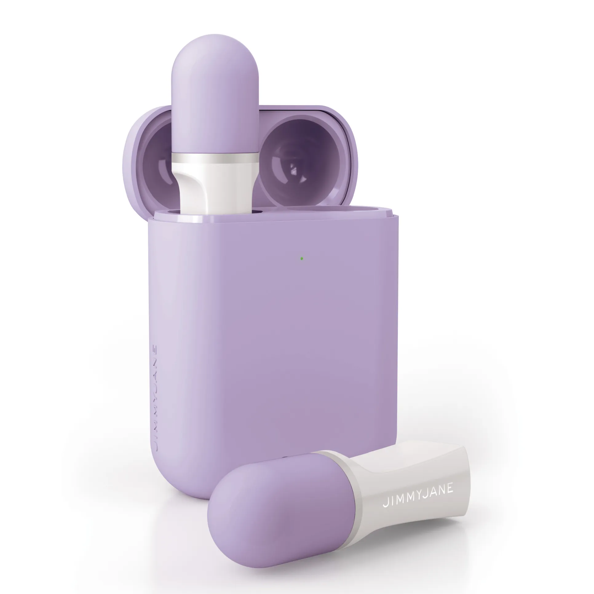 Jimmyjane Hello Touch Pro Two Bullets with Finger Sleeves   Charging Case