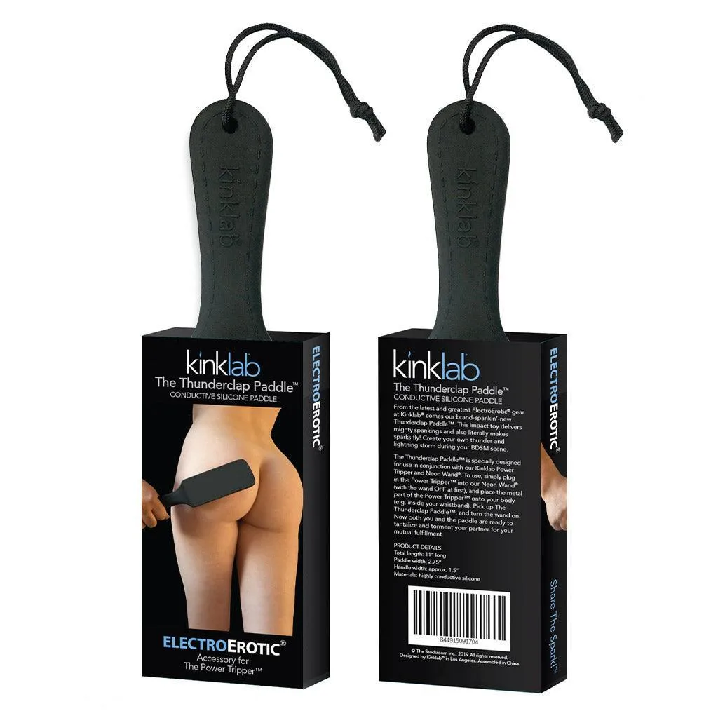 KinkLab Thunderclap Electro Conductive Paddle Neon Wand® Attachment