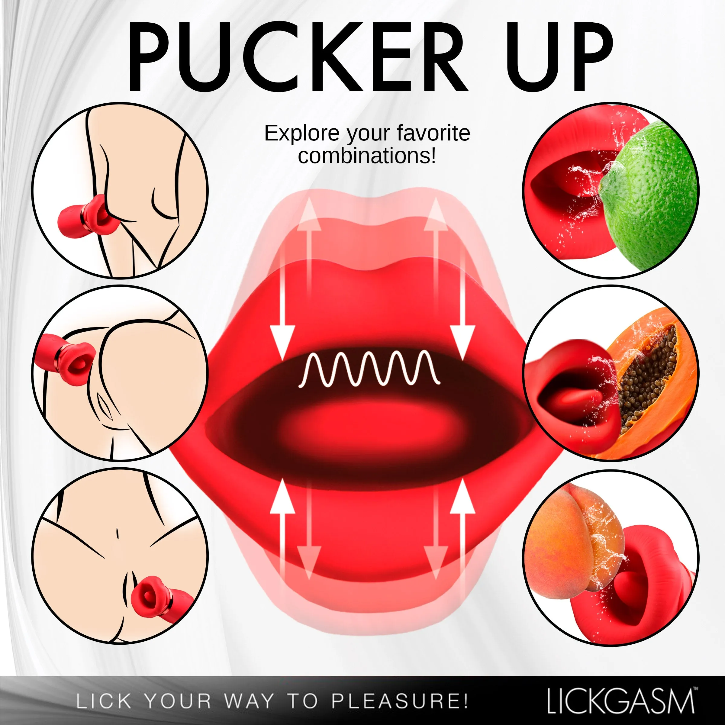 Kiss Me More Kissing. Sucking And Vibrating Clitoral Stimulator