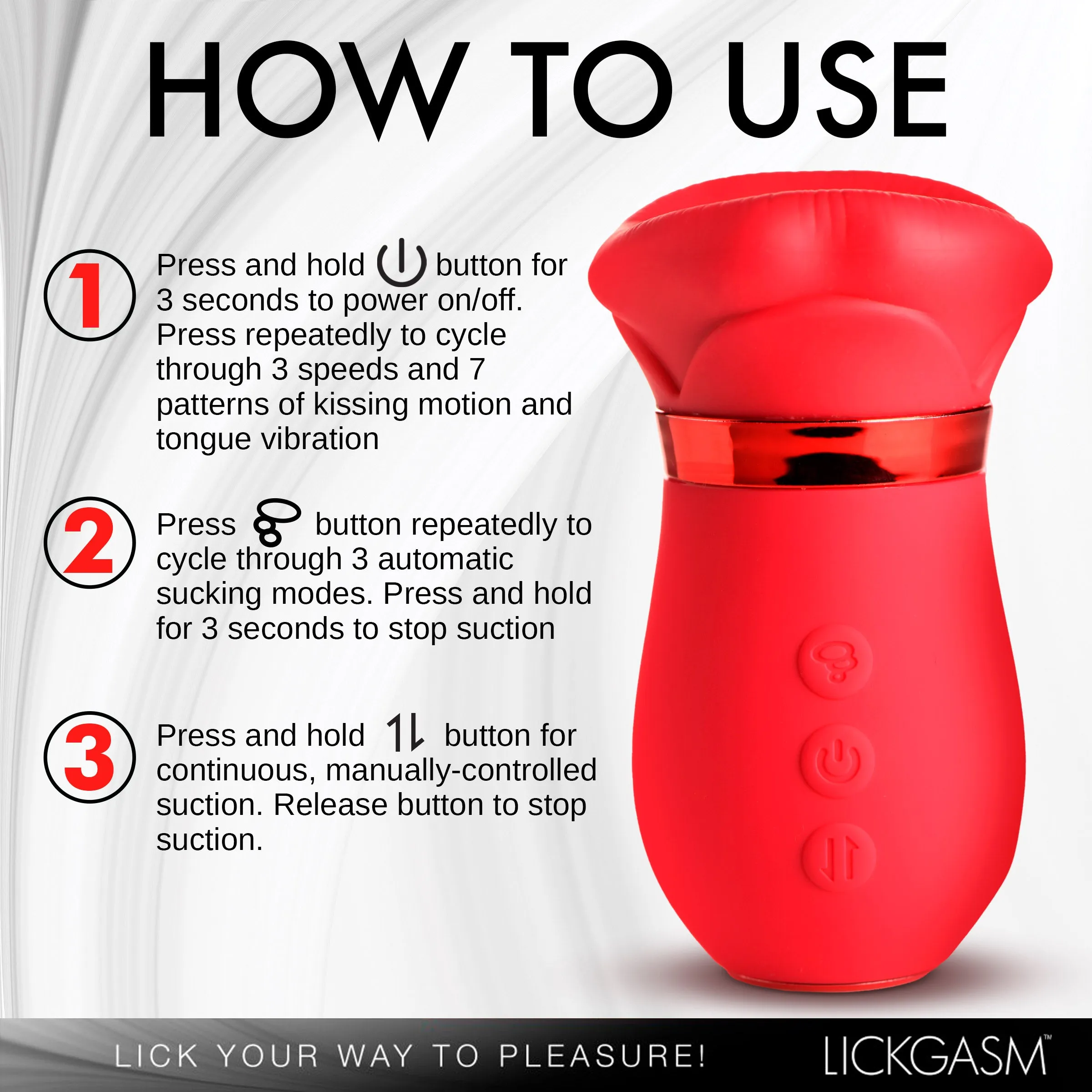 Kiss Me More Kissing. Sucking And Vibrating Clitoral Stimulator