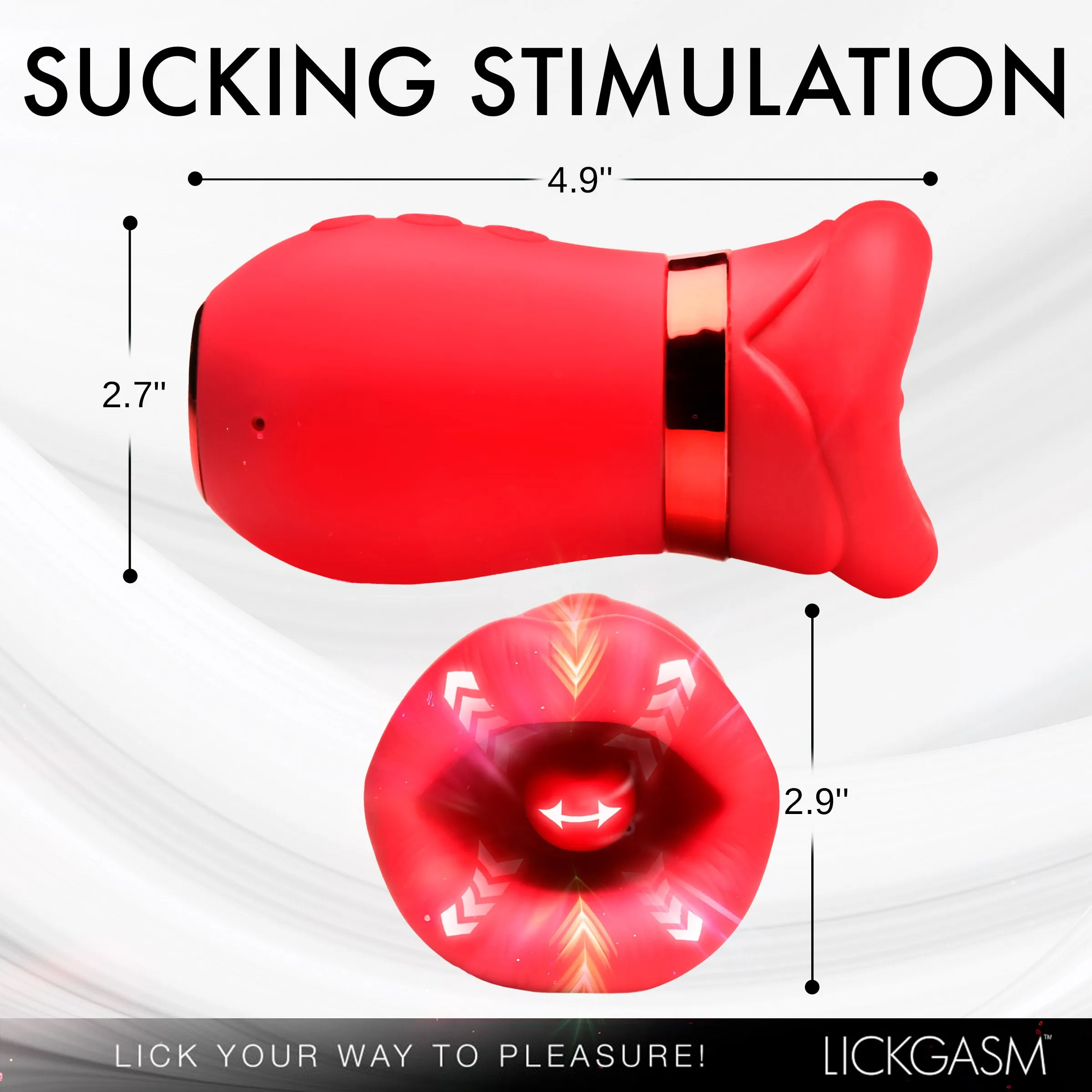 Kiss Me More Kissing. Sucking And Vibrating Clitoral Stimulator