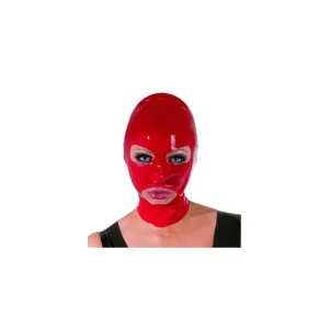 Late X Latex Mask - Red - One Size
