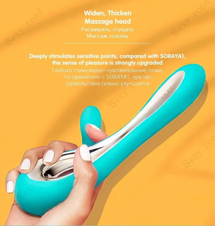 LELO Soraya2 G-spot Dildo Female Vibrator Couple Sexual Pleasure Massager