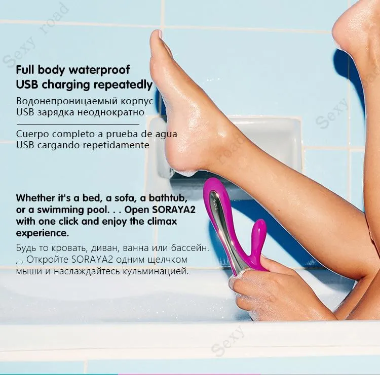 LELO Soraya2 G-spot Dildo Female Vibrator Couple Sexual Pleasure Massager