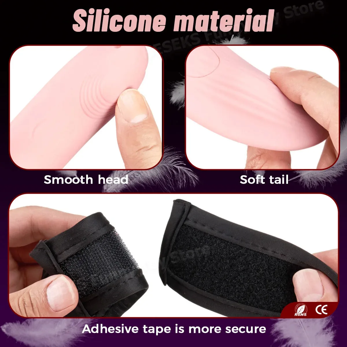 Lesbian Strapon Vibrating Dildo - Double End Pink Anal Dildo G Spot Vibrator Clit Stimulator