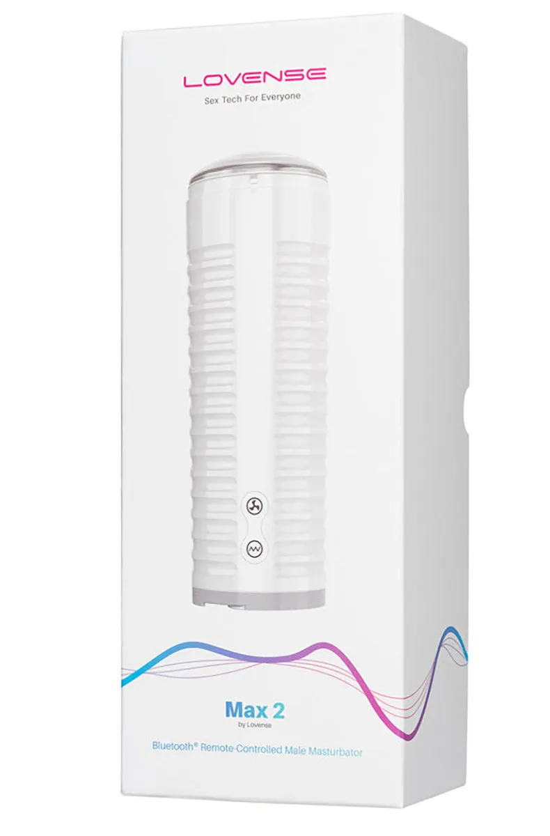 Lovense Max 2 App-Controlled Vibrating and Suction Male Masturbator
