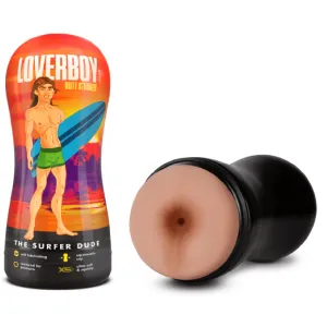 Loverboy Surfer Dude Self Lubricating Butt Stroker - Vanilla