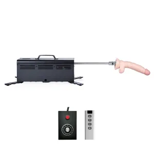 Lustti Compact Sex Machine FM02 with 120-Watt Motor. Anti-Rotation Connecting System