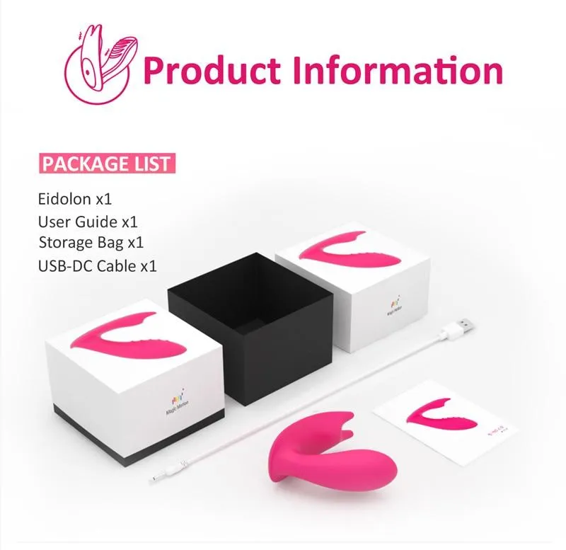 Magic Motion APP Bluetooth Vibrator Panties G-spot Clitoris Remote Control