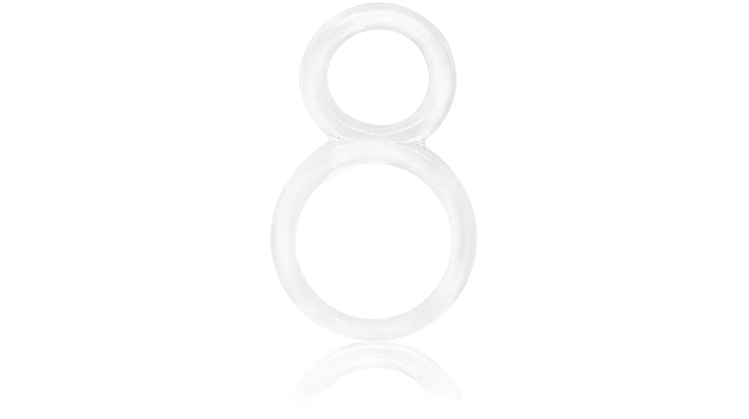 Ofinity Double Erection Ring Clear by ScreamingO