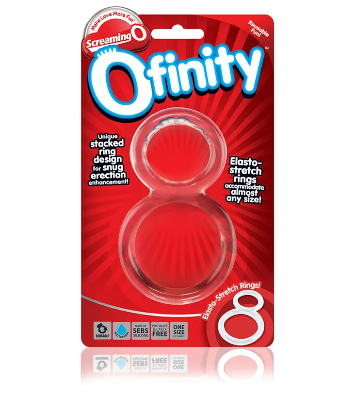Ofinity Double Erection Ring Clear by ScreamingO