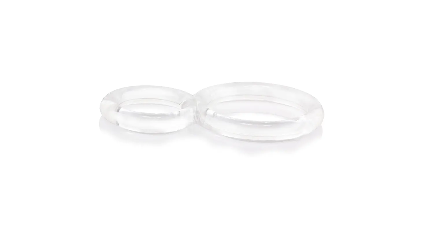 Ofinity Double Erection Ring Clear by ScreamingO