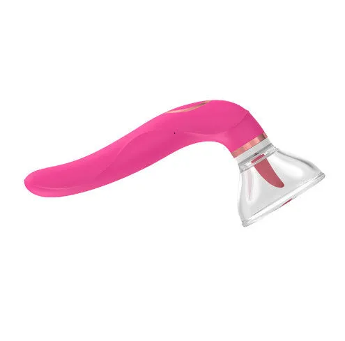 Oral Sucker Tongue Licking Vibrator - Double End G Spot Clit Stimulator Sex Toys for Women