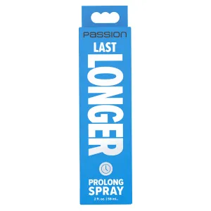 Passion Lubricants Last Longer Prolong Spray 2 oz.