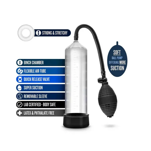 Performance VX101 Male Enhancement Penis Pump by Blush