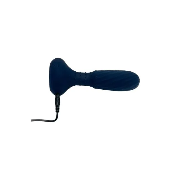 Plug anal vibrator DREAMTOYS Startroopers Titan. control prin telecomandă. 10 funcții de vibrație. lungime 14.2 cm. albastru