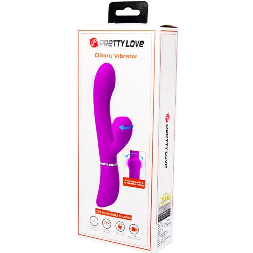 Pretty Love Clitoris Vibrator with swaying motion Purple