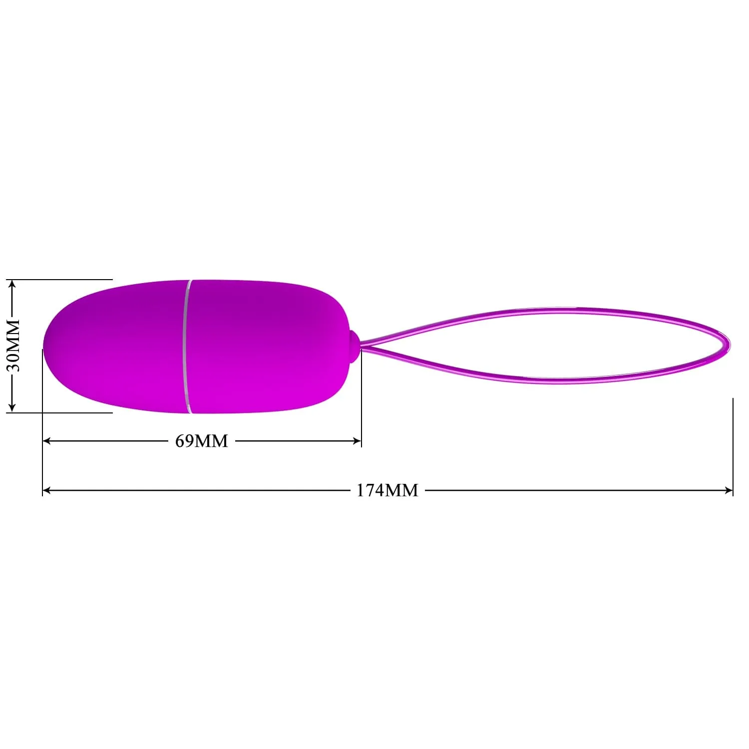 Pretty Love - Selkie Remote Control Egg Massager Vibrator