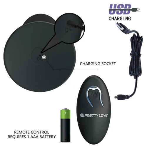 Pretty Love Wireless Remote Control Vibrating Plug 11cm