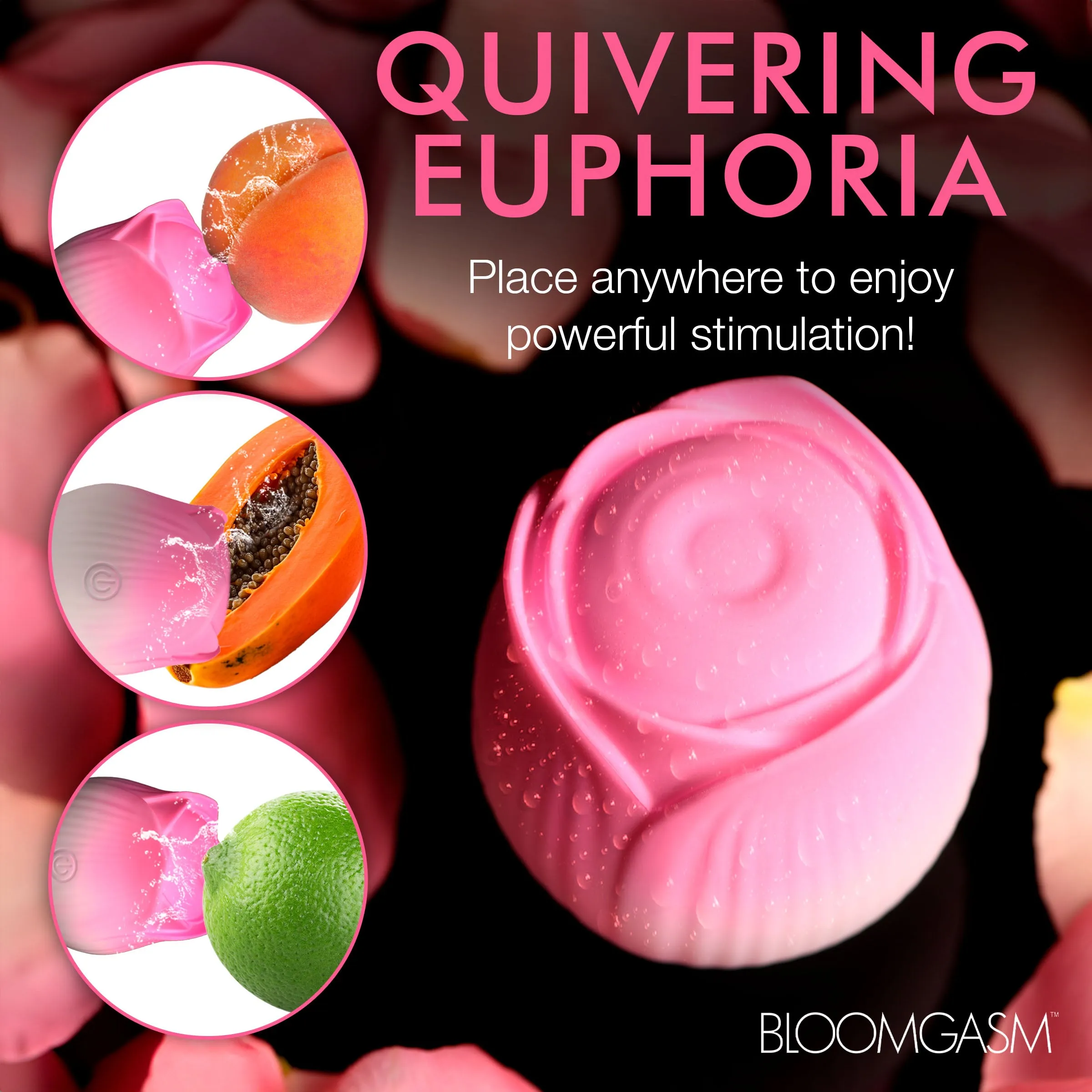 Pulsing Rose Clit Stimulator