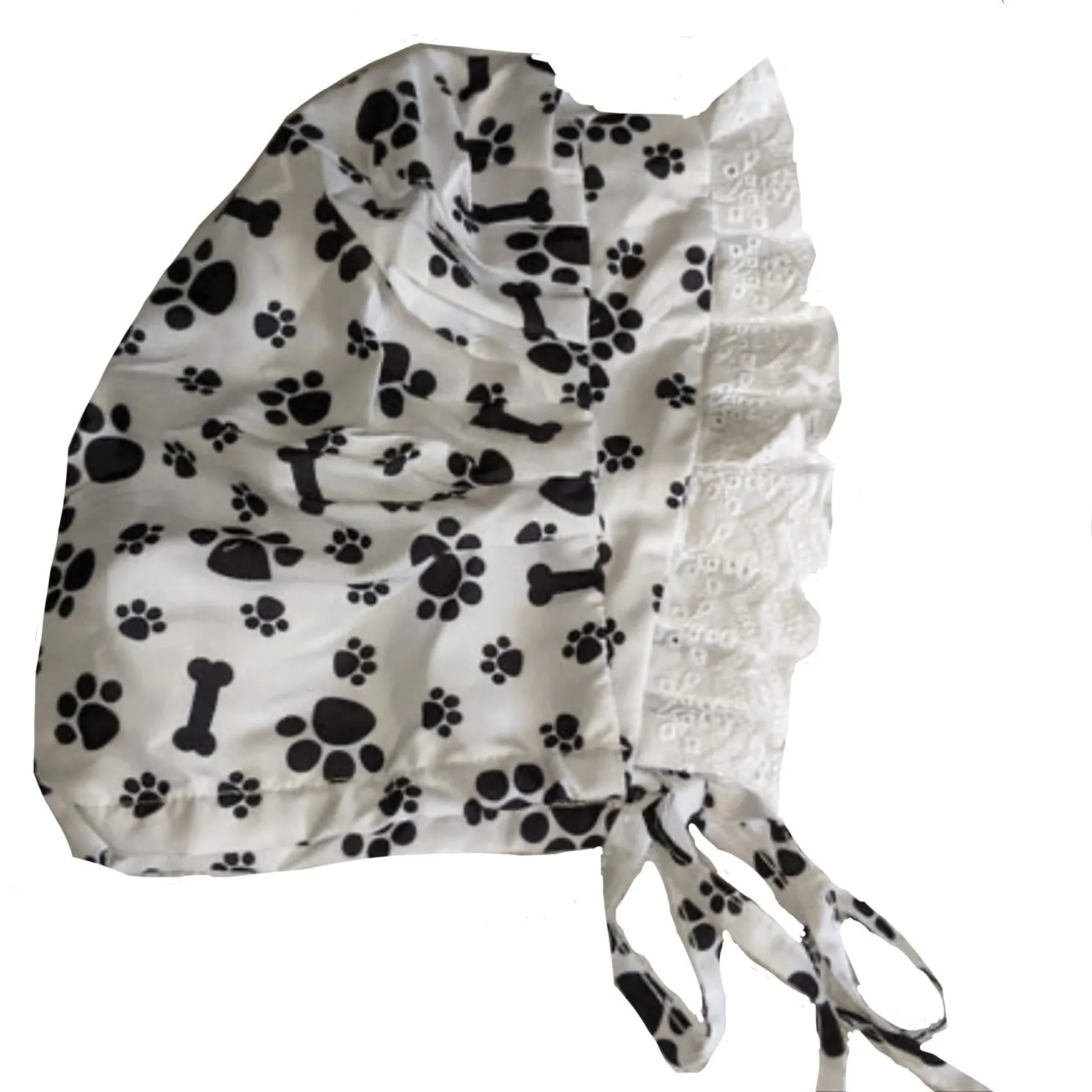 Puppy Paws & Bones Adult Baby Bonnet