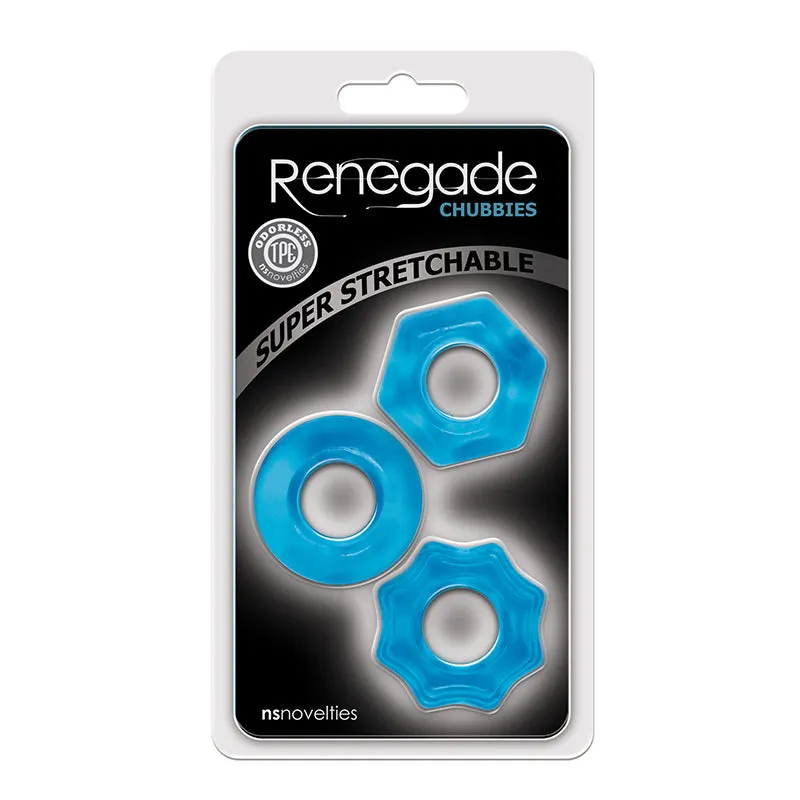 Renegade Chubbies Cock Rings 3pk by NS Novelties