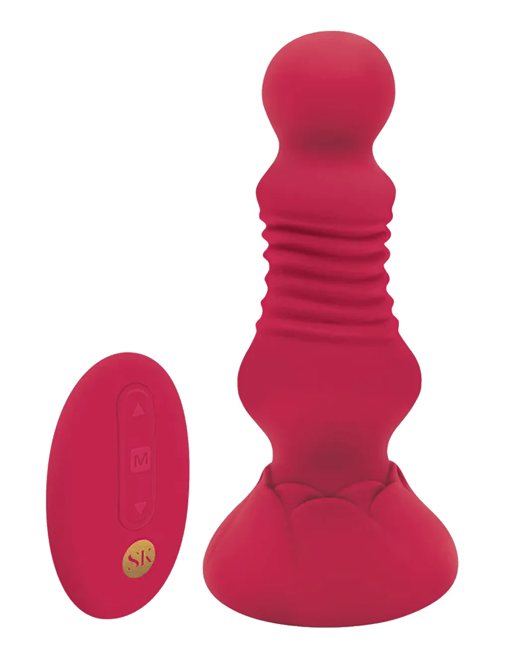 Rosegasm Rosebud Remote Control Thrusting Plug