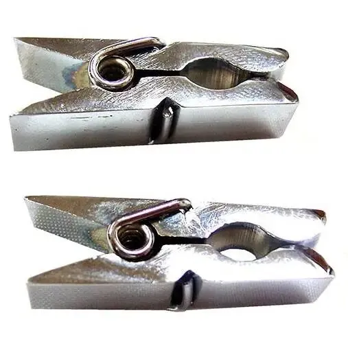 Rouge Garments Stainless Steel Silver Pegs Nipple Clamps