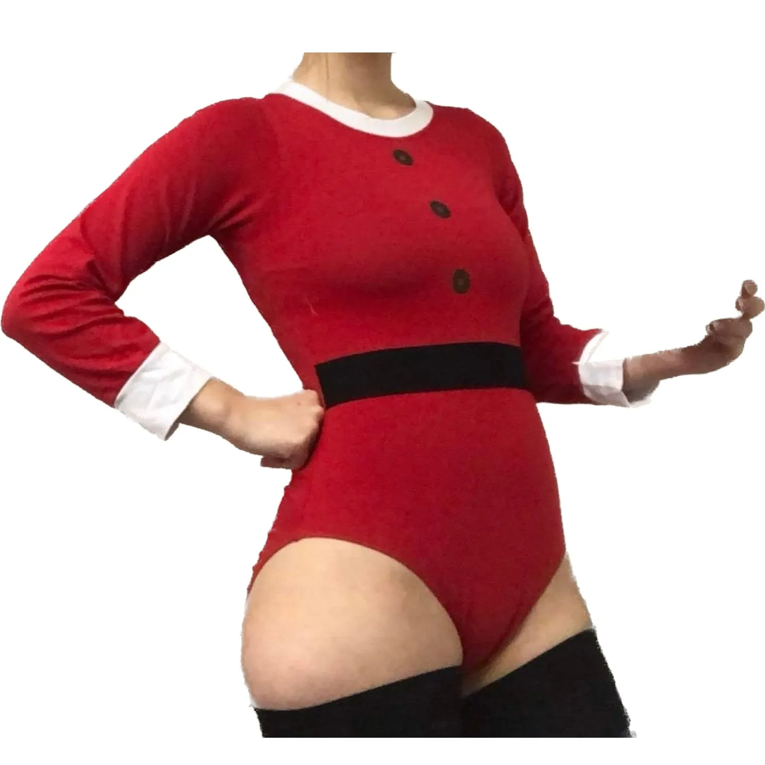 Santa Baby Cotton Bodysuit